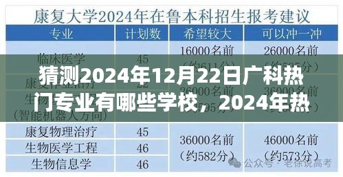 广科热门专业展望，未来趋势与闪耀之光（2024年展望）