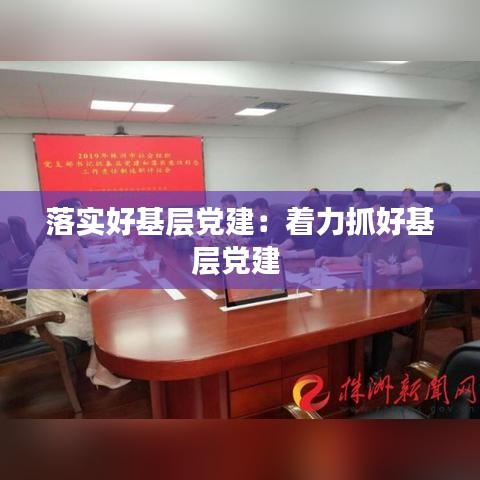 落实好基层党建：着力抓好基层党建 