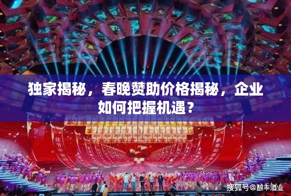独家揭秘，春晚赞助价格揭秘，企业如何把握机遇？