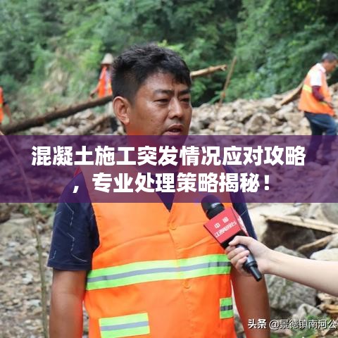混凝土施工突发情况应对攻略，专业处理策略揭秘！