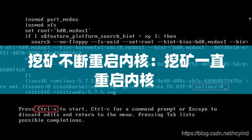 挖矿不断重启内核：挖矿一直重启内核 