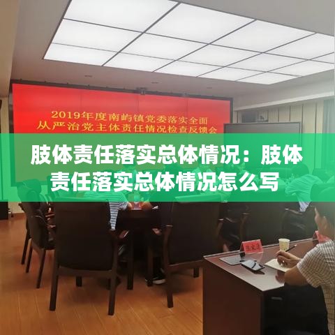 肢体责任落实总体情况：肢体责任落实总体情况怎么写 