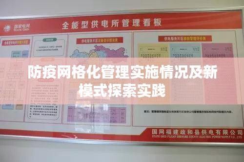 防疫网格化管理实施情况及新模式探索实践