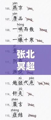 张北冥超高效背单词法：张北冥唱歌 