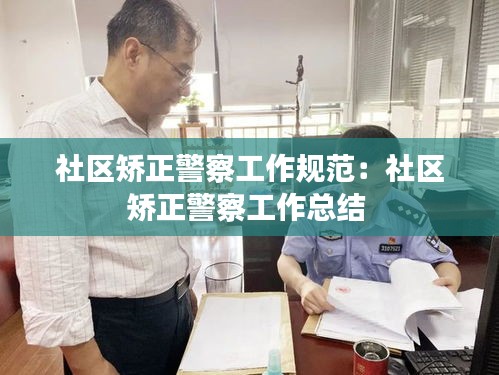 社区矫正警察工作规范：社区矫正警察工作总结 