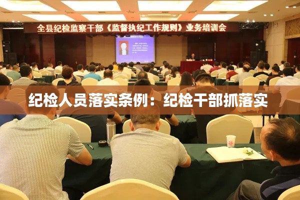 纪检人员落实条例：纪检干部抓落实 