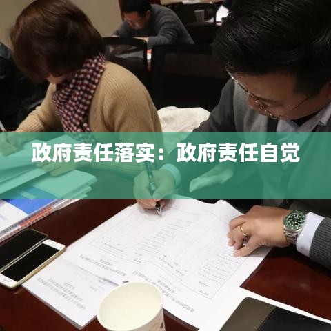 政府责任落实：政府责任自觉 