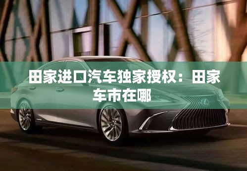 田家进口汽车独家授权：田家车市在哪 