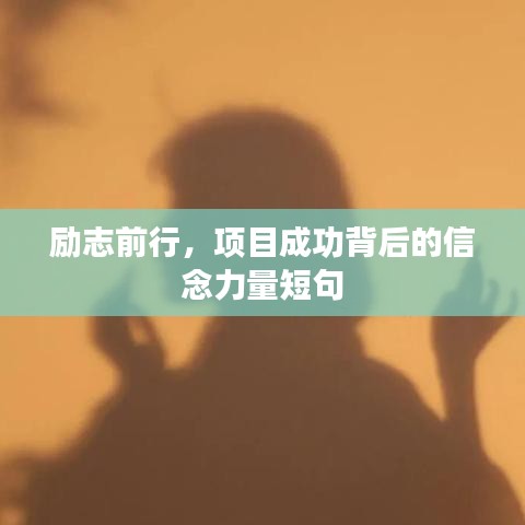 励志前行，项目成功背后的信念力量短句