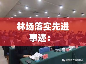 林场落实先进事迹： 