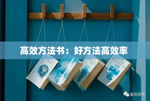 高效方法书：好方法高效率 