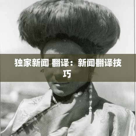 独家新闻 翻译：新闻翻译技巧 