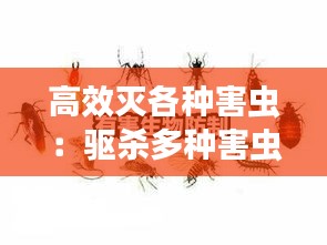 高效灭各种害虫：驱杀多种害虫 