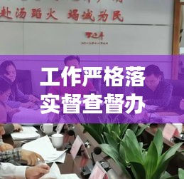 工作严格落实督查督办：工作督查要求讲话 