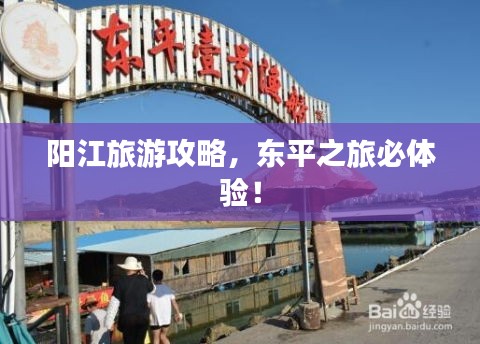 阳江旅游攻略，东平之旅必体验！
