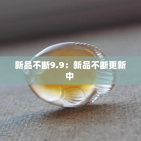 新品不断9.9：新品不断更新中 