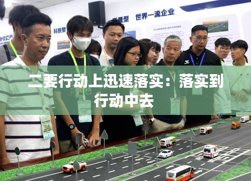 二要行动上迅速落实：落实到行动中去 