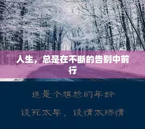 人生，总是在不断的告别中前行