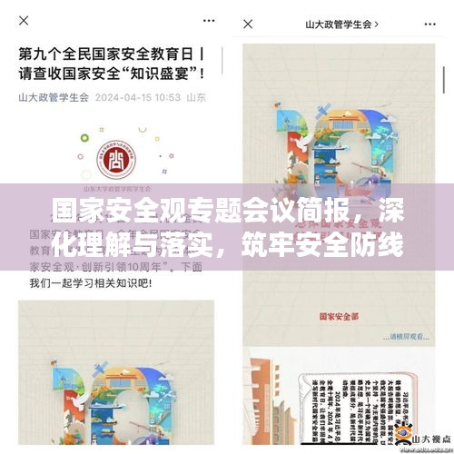 国家安全观专题会议简报，深化理解与落实，筑牢安全防线