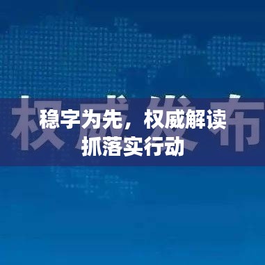稳字为先，权威解读抓落实行动
