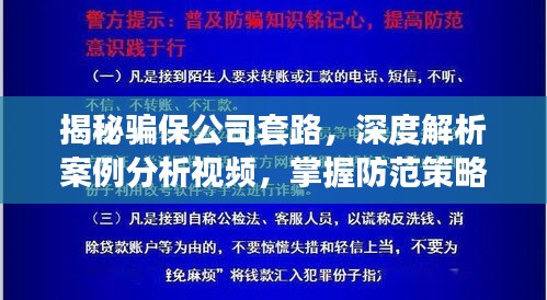 揭秘骗保公司套路，深度解析案例分析视频，掌握防范策略！
