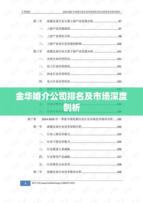 金华婚介公司排名及市场深度剖析