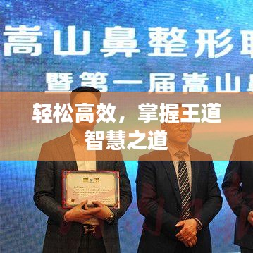 轻松高效，掌握王道智慧之道