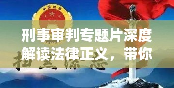 刑事审判专题片深度解读法律正义，带你领略正义之光