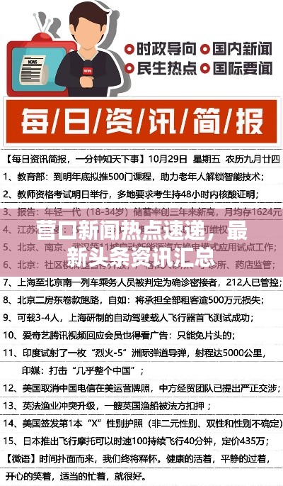 营口新闻热点速递，最新头条资讯汇总