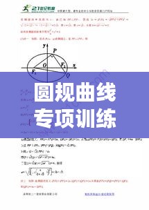 圆规曲线专项训练，深化几何知识理解与应用技巧