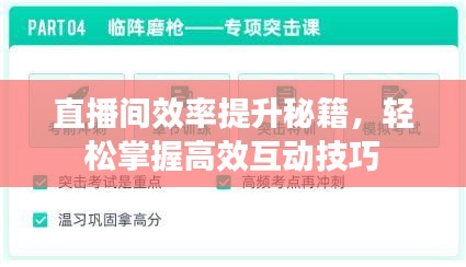 直播间效率提升秘籍，轻松掌握高效互动技巧