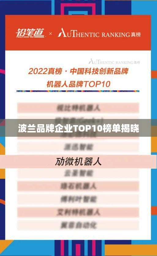 波兰品牌企业TOP10榜单揭晓