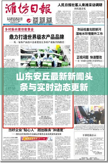 山东安丘最新新闻头条与实时动态更新